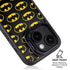 DC Comics Batman Logo Pattern iPhone 14 Plus Kickstand Case