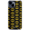 DC Comics Batman Logo Pattern iPhone 15 Clear Case