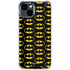 DC Comics Batman Logo Pattern iPhone 15 Clear Case