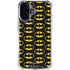 DC Comics Batman Logo Pattern iPhone 16 Plus Clear Case