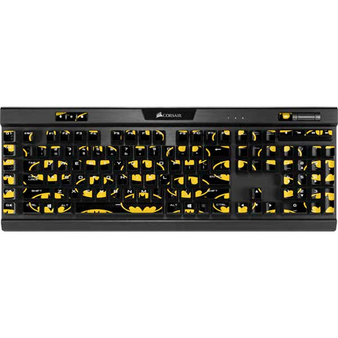 DC Comics Batman Logo Pattern K95 RGB PLATINUM Mechanical Gaming Keyboard Skin