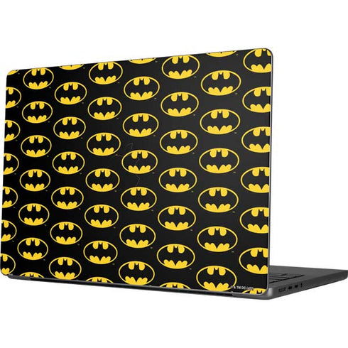 DC Comics Batman Logo Pattern Apple MacBook Pro 14-inch Skin