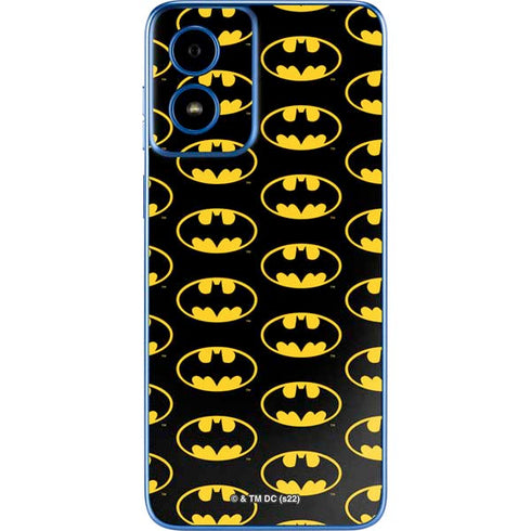 DC Comics Batman Logo Pattern Moto G Play 4G (2024) Skin