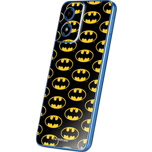 DC Comics Batman Logo Pattern Moto G Play 4G (2024) Skin