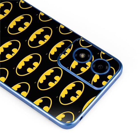 DC Comics Batman Logo Pattern Moto G Play 4G (2024) Skin