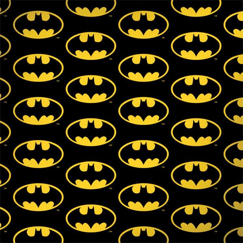DC Comics Batman Logo Pattern PlayStation 4 Gold Wireless Headset Skin