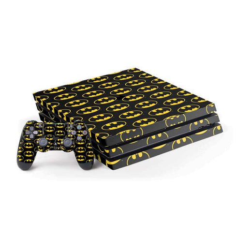DC Comics Batman Logo Pattern PlayStation PS4 Skins