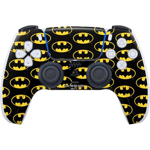 DC Comics Batman Logo Pattern PlayStation PS5 Skins