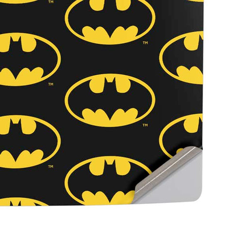 DC Comics Batman Logo Pattern PS5 Pro Disk Console Skin