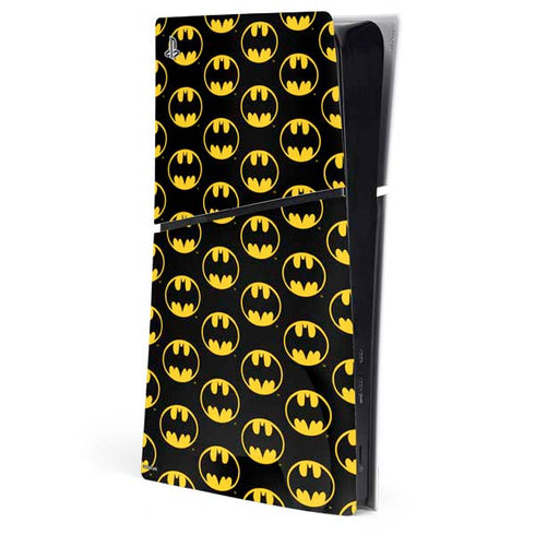 DC Comics Batman Logo Pattern PlayStation PS5 Skins