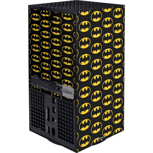 DC Comics Batman Logo Pattern Xbox Series X Bundle Skin