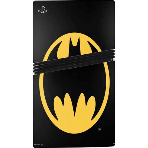 DC Comics Batman Logo PS5 Pro Console Skin