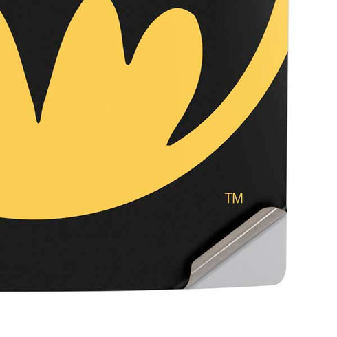 DC Comics Batman Logo PS5 Pro Disk Console Skin