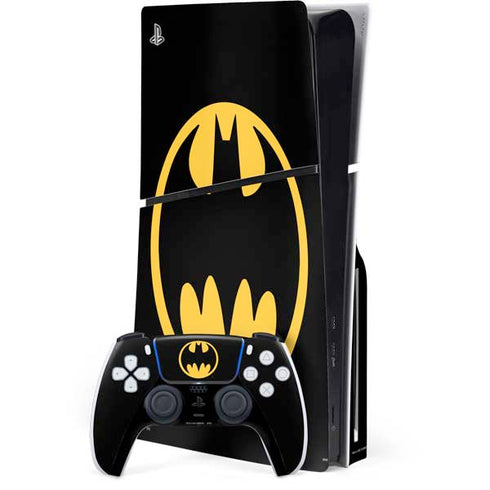 DC Comics Batman Logo PlayStation PS5 Skins