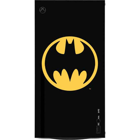 DC Comics Batman Logo XBox Series X Digital Edition Console Skin
