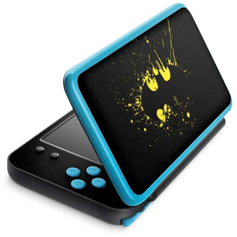 DC Comics Batman Logo Yellow Splash Nintendo Skins