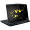 DC Comics Batman Logo Yellow Splash Dell Alienware Skin