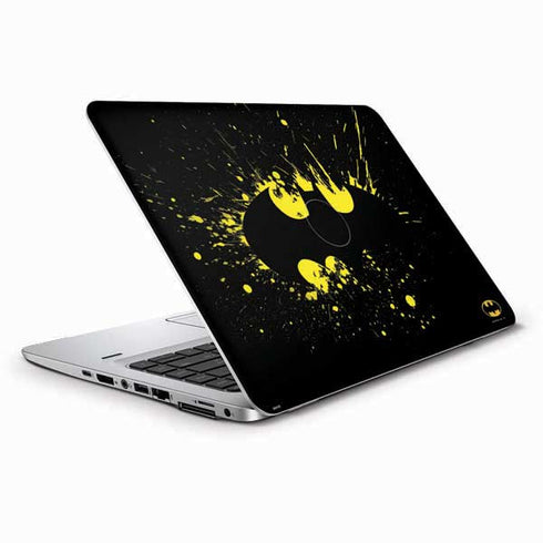DC Comics Batman Logo Yellow Splash HP Elitebook Skin