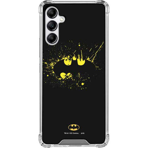 DC Comics Batman Logo Yellow Splash Gabb Phone 4 Clear Case
