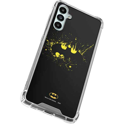 DC Comics Batman Logo Yellow Splash Gabb Phone 4 Clear Case