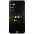 DC Comics Batman Logo Yellow Splash Galaxy A35 5G Clear Case