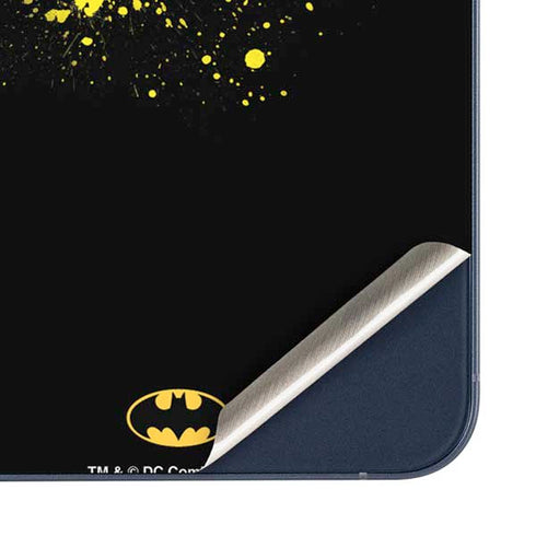 DC Comics Batman Logo Yellow Splash Galaxy A35 5G Skin
