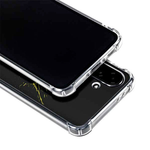DC Comics Batman Logo Yellow Splash Galaxy A36 5G Clear Case
