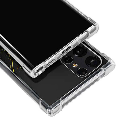 DC Comics Batman Logo Yellow Splash Galaxy S23 Ultra Clear Case