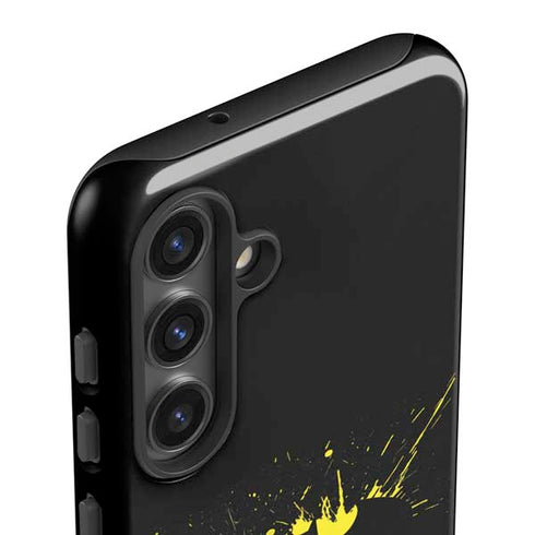 DC Comics Batman Logo Yellow Splash Galaxy S25 Impact Case