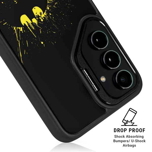 DC Comics Batman Logo Yellow Splash Galaxy S24 Ultra Kickstand Case