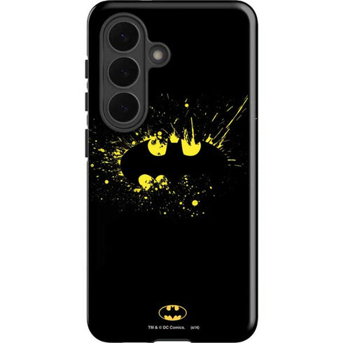 DC Comics Batman Logo Yellow Splash Galaxy S26 Plus Impact Case