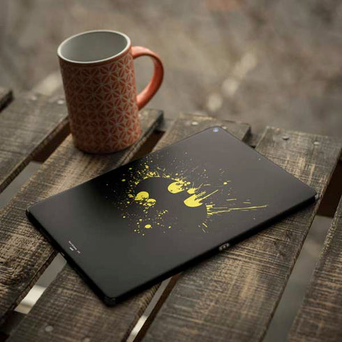 DC Comics Batman Logo Yellow Splash iPad Skins