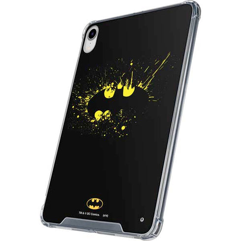DC Comics Batman Logo Yellow Splash iPad 11th Gen (2025) Clear Case
