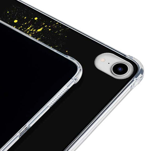 DC Comics Batman Logo Yellow Splash iPad 11th Gen (2025) Clear Case