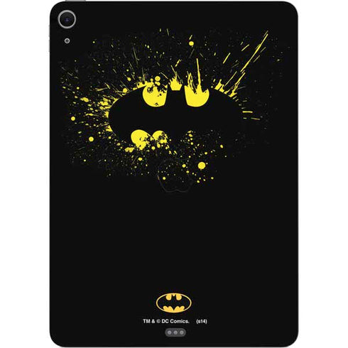 DC Comics Batman Logo Yellow Splash Apple iPad Air Skin