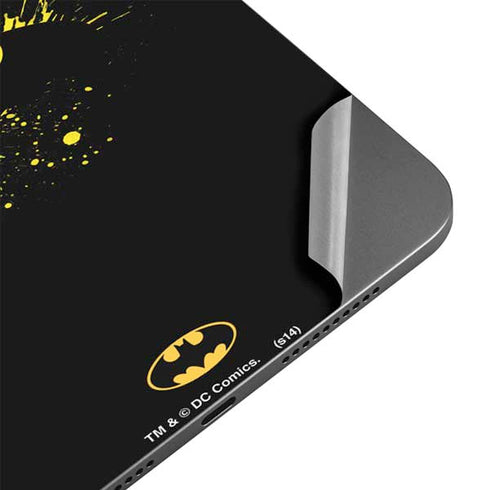 DC Comics Batman Logo Yellow Splash Apple iPad Mini Skin