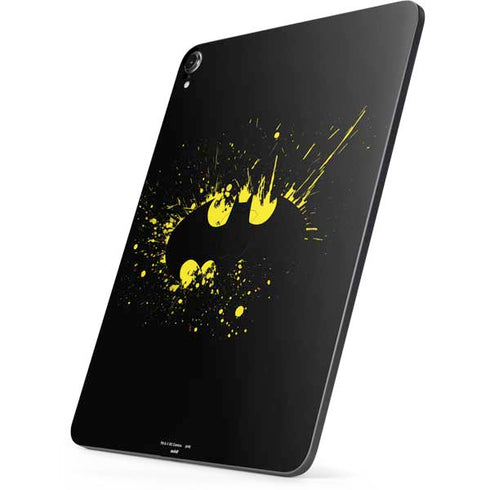 DC Comics Batman Logo Yellow Splash Apple iPad Pro Skin