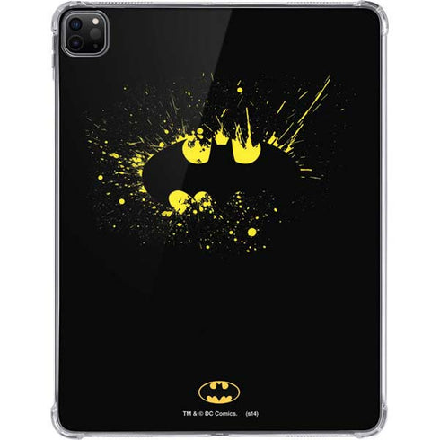 DC Comics Batman Logo Yellow Splash iPad Pro 11in (2024) Clear Case
