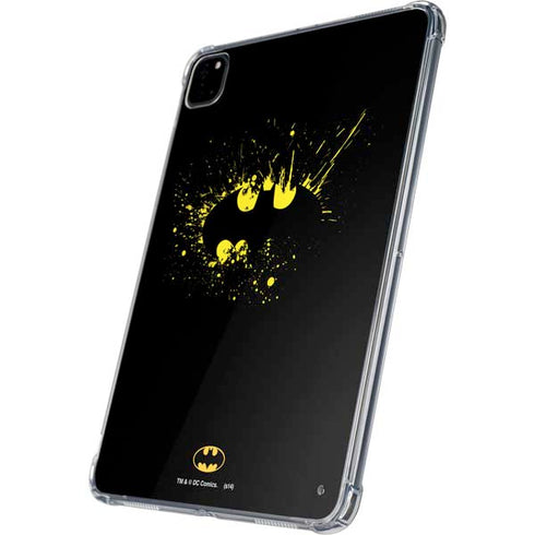 DC Comics Batman Logo Yellow Splash iPad Pro 11in (2024) Clear Case