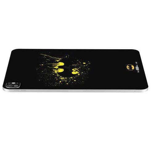 DC Comics Batman Logo Yellow Splash iPad Pro 13in M4 (2024) Skin