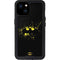 DC Comics Batman Logo Yellow Splash iPhone 15 Plus Waterproof Case