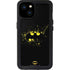 DC Comics Batman Logo Yellow Splash iPhone 15 Plus Waterproof Case