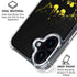 DC Comics Batman Logo Yellow Splash iPhone 16 Plus Clear Case