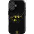 DC Comics Batman Logo Yellow Splash iPhone 16 Plus Impact Case