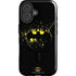 DC Comics Batman Logo Yellow Splash iPhone 16 Plus Magsafe Impact Case