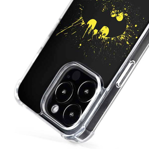 DC Comics Batman Logo Yellow Splash iPhone 16 Pro MagSafe Case