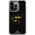 DC Comics Batman Logo Yellow Splash iPhone 16 Pro Max Clear Case