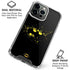 DC Comics Batman Logo Yellow Splash iPhone 16 Pro Max Clear Case