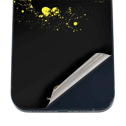 DC Comics Batman Logo Yellow Splash iPhone 16 Skin