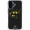 DC Comics Batman Logo Yellow Splash iPhone 17 Clear Case